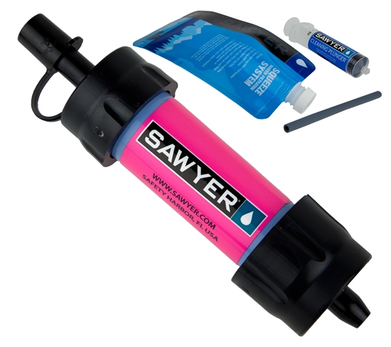 Sawyer waterfilter mini roze sp128