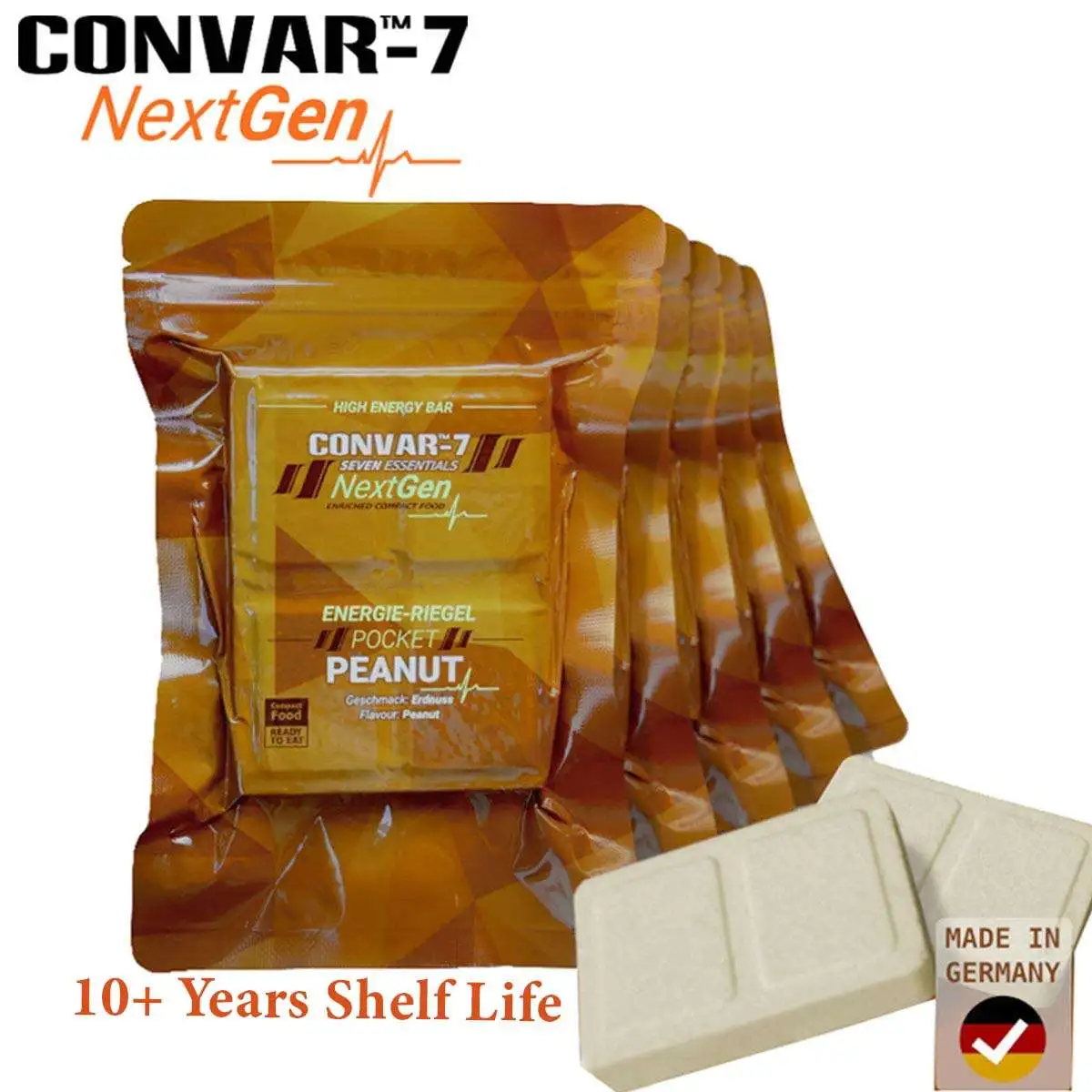 High energy noodrantsoen Peanut 10 jaar houdbaar (Per doos van 9 stuks)