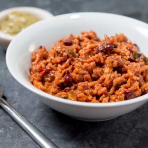 Noodrantsoen Vegetarische chili met rijst lang houdbaar voedsel