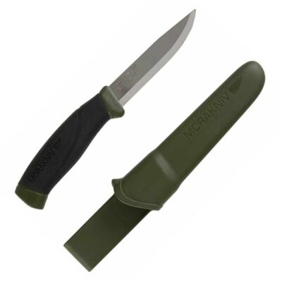 Morakniv Companion Groen/Zwart (Zweedse Kwaliteit)